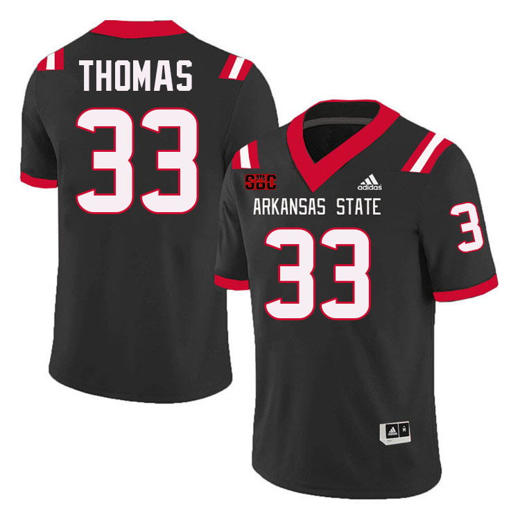 Kameron Thomas Arkansas State Jersey,Arkansas State Red Wolves Football Uniforms,Jersey-Black Kameron Thomas Arkansas State Jersey,Arkansas State Red Wolves Football Uniforms,Jersey-Black